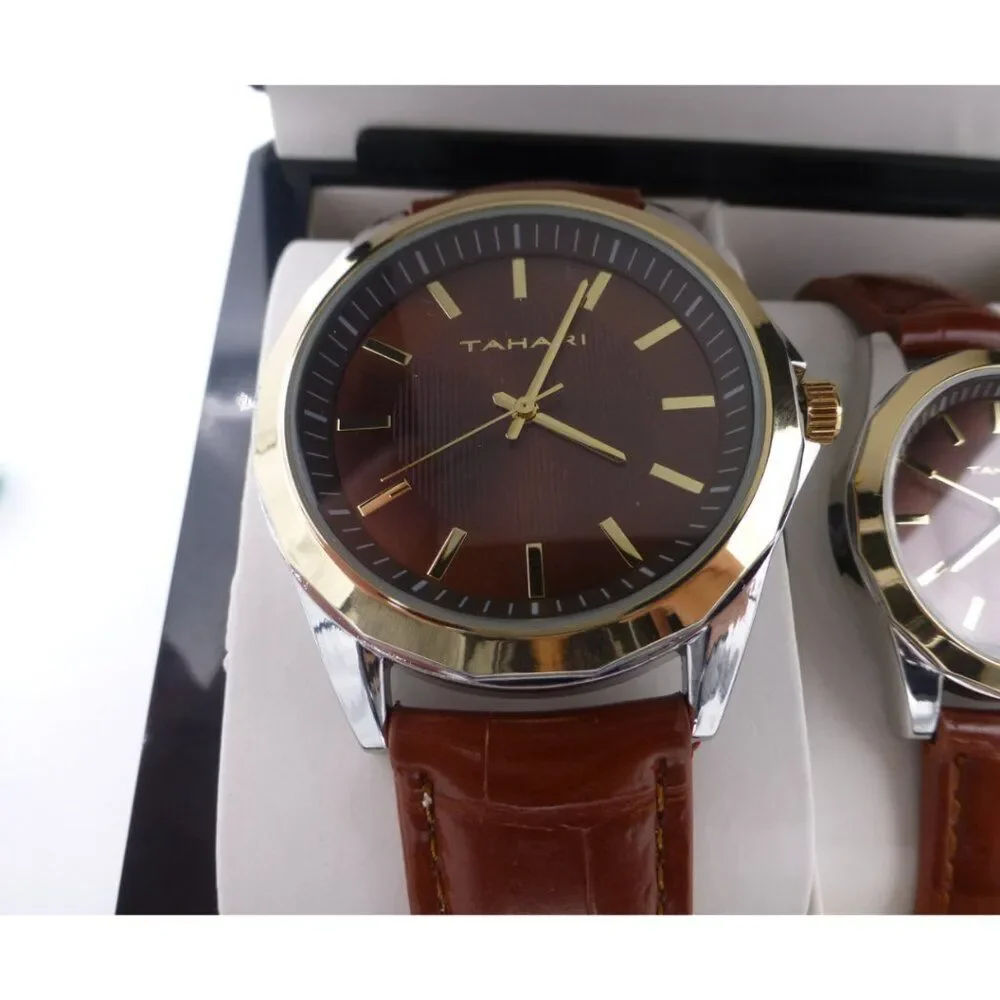 NIB - Tahari His and Her's Matching Watch Set (2 Watches)